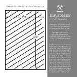 Preview for 20 page of Feel Good mr.steam iTEMPO Installation, Operation & Maintenance Manual