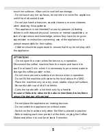 Preview for 5 page of Feel-Maestro MR405 Owner'S Manual