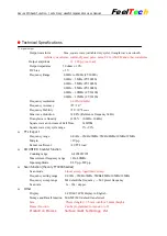 Preview for 3 page of FeelTech FY30 Series User Manual