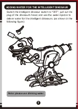 Preview for 7 page of Fei lun SPRAY INTELLIGENT DINOSAUR FK501B Quick Start Manual