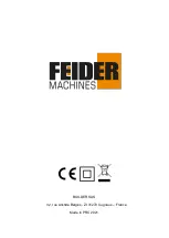 Предварительный просмотр 24 страницы Feider Machines 20210656428-20210659451 User Manual