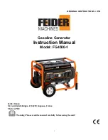 Preview for 1 page of Feider Machines 20210876326 Instruction Manual