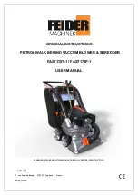 Feider Machines FAST175T-1 Original Instructions Manual preview