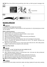 Preview for 12 page of Feider Machines FBAE200-2 User Manual