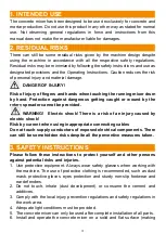 Preview for 3 page of Feider Machines FBTE120L User Manual