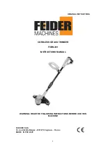 Feider Machines FCBN20V Instruction Manual preview