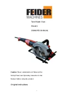 Feider Machines FDL185 Owner'S Manual preview