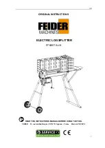 Feider Machines FFBE5TS-UK Original Instructions Manual preview