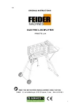 Preview for 1 page of Feider Machines FFBE7TS-UK Original Instructions Manual