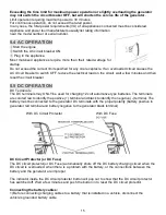 Preview for 15 page of Feider Machines FG8500RS Instruction Manual