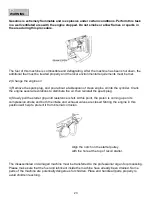 Preview for 23 page of Feider Machines FG8500RS Instruction Manual