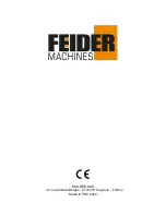 Preview for 33 page of Feider Machines FG8500RS Instruction Manual