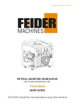 Предварительный просмотр 1 страницы Feider Machines FGHI3500RS User Manual