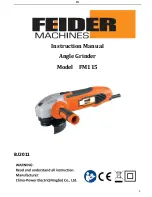 Feider Machines FM115 Instruction Manual preview