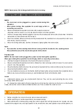 Preview for 12 page of Feider Machines FMO130-210 Instruction Manual