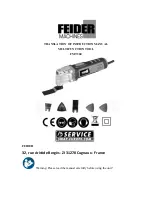 Предварительный просмотр 1 страницы Feider Machines FMT360 Translation Of The Original Instruction Manual