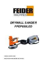 Предварительный просмотр 1 страницы Feider Machines FPEP850LED Original Instructions Manual