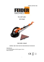 Feider Machines FPG7202P Instruction Manual preview