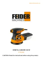 Feider Machines FPO350 Original Instructions Manual preview