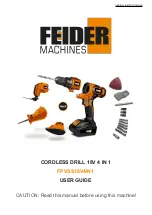 Preview for 1 page of Feider Machines FPVSS18V4IN1 User Manual