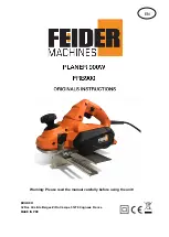 Feider Machines FRB900 Original Instructions Manual preview