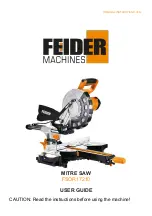 Feider Machines FSOR17210 User Manual preview