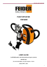 Feider Machines FSP600W User Manual preview