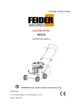 Feider Machines FST212 Instruction Manual preview