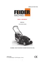 Feider Machines FTDT5070 Instruction Manual preview