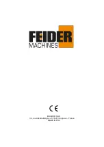 Предварительный просмотр 28 страницы Feider Machines FTDTR5220ES Original Instructions Manual