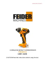 Feider Machines FVAC20V-A User Manual preview