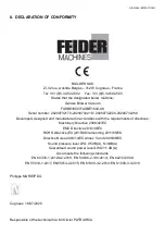 Preview for 24 page of Feider FASBE1600 Instruction Manual