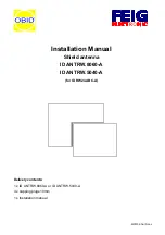 Feig Electronic ID ANTRW.8060-A Installation Manual preview