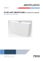 Предварительный просмотр 1 страницы Feig Electronic ID ISC.ANT.U500/270-DM Manual