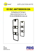 Feig Electronic ID ISC.ANT600-DA Application Note preview