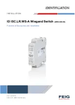 Preview for 1 page of Feig Electronic ID ISC.LR.WS-A Installation Manual