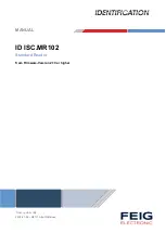 Preview for 1 page of Feig Electronic ID ISC.MR102 Manual