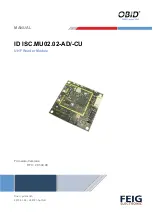 Feig Electronic ID ISC.MU02.02-CU Manual preview