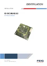 Feig Electronic ID ISC.MU02.02 Installation Manual preview