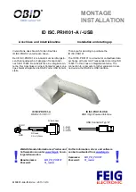 Feig Electronic ID ISC.PRH101-A Installation Manual предпросмотр