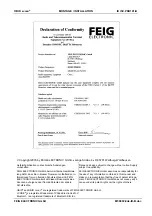 Preview for 4 page of Feig Electronic ID ISC.PRH101-B Installation