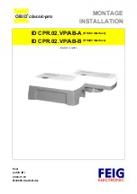 Предварительный просмотр 1 страницы Feig Electronic OBID classic-pro ID CPR.02.VP/AB Series Installation Manual