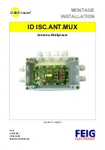Feig Electronic OBID i-scan ID ISC.ANT.MUX Installation Manual предпросмотр