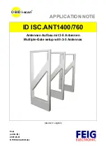 Предварительный просмотр 1 страницы Feig Electronic OBID i-scan ID ISC.ANT1400/760 Application Note