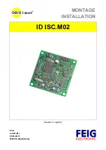 Feig Electronic OBID i-scan ID ISC.M02 Montage, Installation предпросмотр