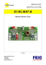 Feig Electronic OBID i-scan ID ISC.MAT-B Montage, Installation preview