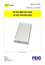 Preview for 1 page of Feig Electronic OBID i-scan ID ISC.MR100-USB Installation Manual