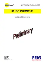 Feig Electronic OBID i-scan ID ISC.MR101 Application Note предпросмотр