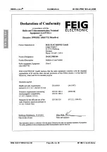 Предварительный просмотр 28 страницы Feig Electronic OBID i-scan ID ISC.PRH100-A Installation Manual