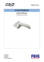 Feig Electronic OBID i-scan ID ISC PRHD102 Manual preview